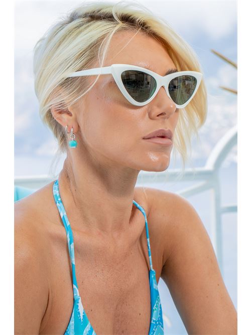 white cat eye glasses Capri People | VALERYWHITE